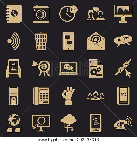 Automatic Redial Icons Set. Simple Set Of 25 Automatic Redial Vector Icons For Web For Any Design