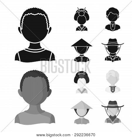 Vector Design Of Imitator And Resident Sign. Set Of Imitator And Culture Vector Icon For Stock.