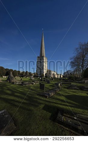 Painswick, Gloucestershire, Uk, 24th February 2019, St Marys Church In Painswick
