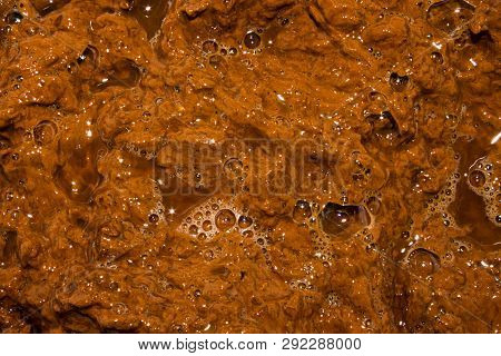 The Texture Of Human Shit.the Background Of Human Excrement.