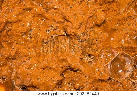 The Texture Of Human Shit.the Background Of Human Excrement.