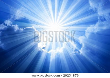 Sky Sun Cloud