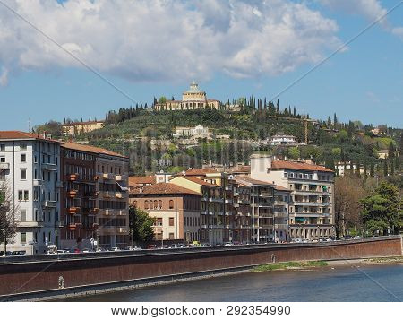 Madonna Di Lourdes Sanctuary In Verona