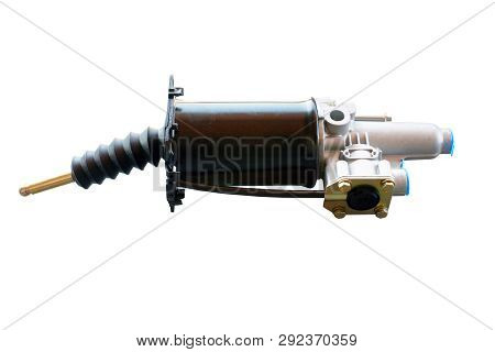 Vacuum Brake Booster Servo Isolated On White Background