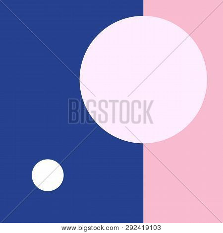 Vector Geometric Background In Material Design Style. Universal Simple Minimalistic Colorful Pattern
