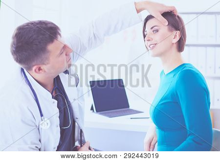 The Patient And His Doctor In Medical Office