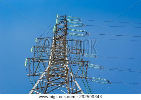 Power Line High Voltage And Cable, Electrification