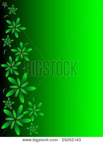 Fond abstrait vert