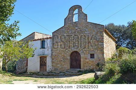 Hermitage Of Sant Bartomeu De Cabanyes In Orrius Barcelona