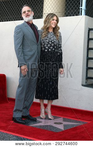 LOS ANGELES - MAR 29:  Tom Hanks, Rita WIlson at the Rita Wilson Star Ceremony on the Hollywood Walk of Fame on March 29, 2019 in Los Angeles, CA