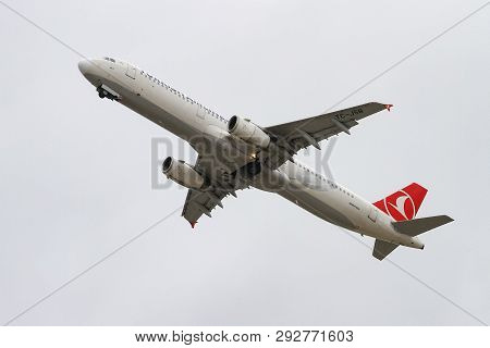 Airplane Takeoff From Airport