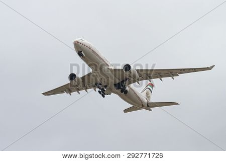 Airplane Takeoff From Airport