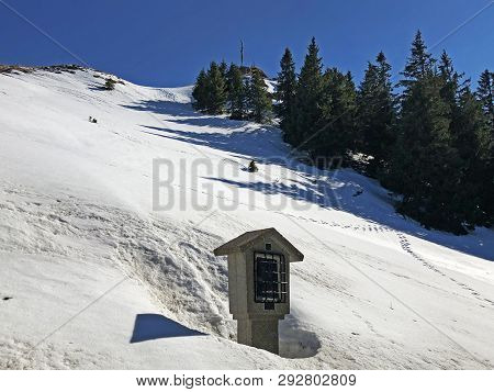 Peak Rotstock On The Rigi Mountain Near Lake Lucerne (vierwaldstätersee) And Lake Zug (zugersee) - C
