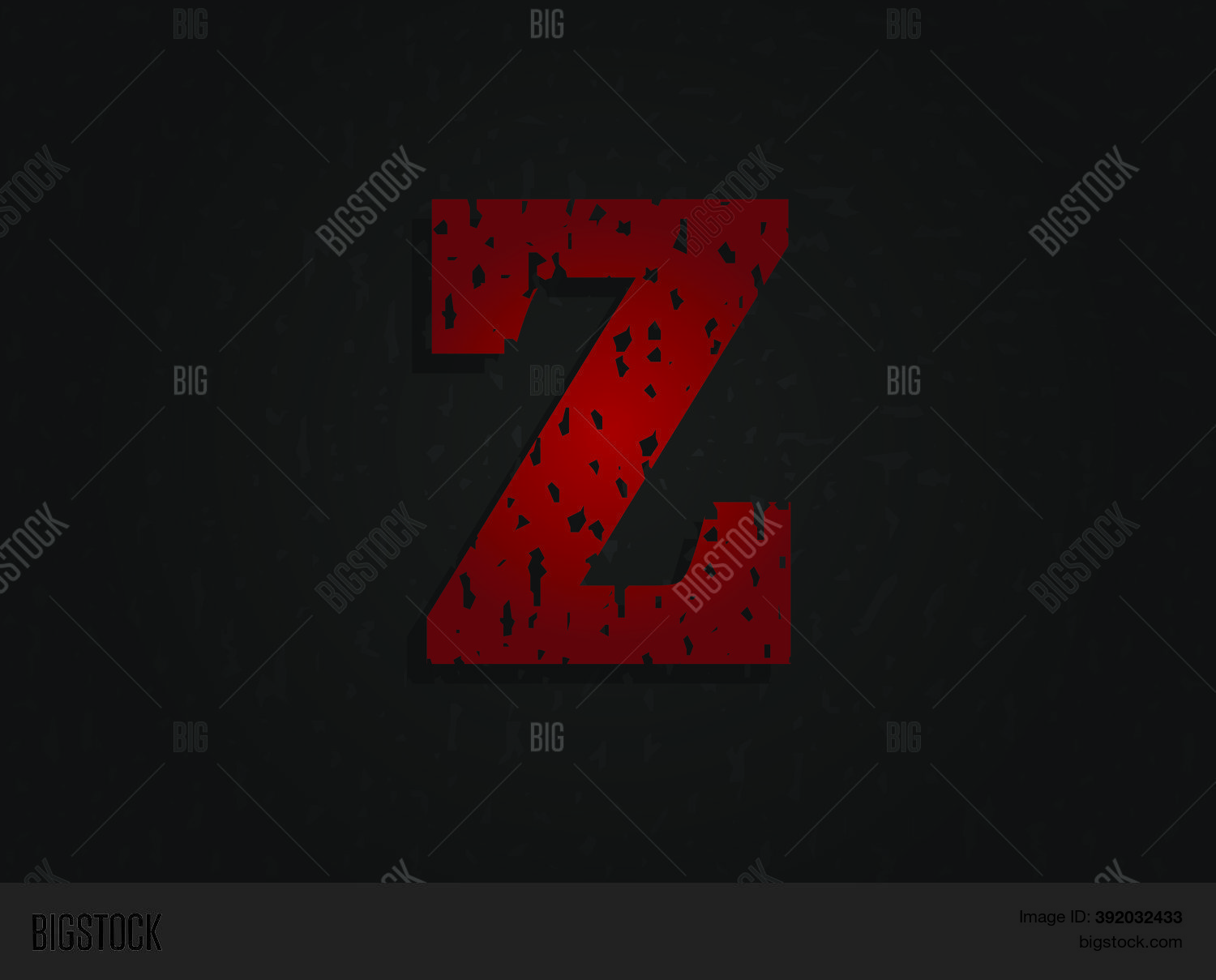 Z Vector Red Letter Vector & Photo (Free Trial) Bigstock