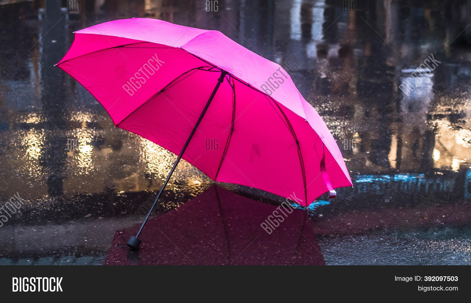 Pink Umbrella After Image & Photo (Free Trial) Bigstock