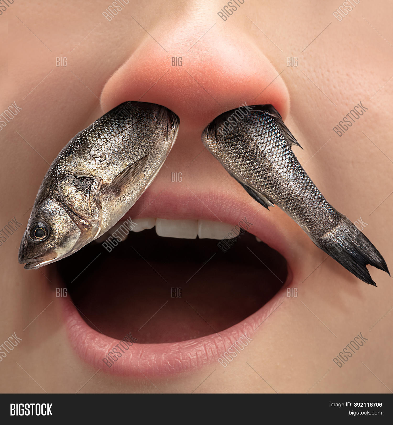 Fish. Close Human Nose Image & Photo (Free Trial) Bigstock