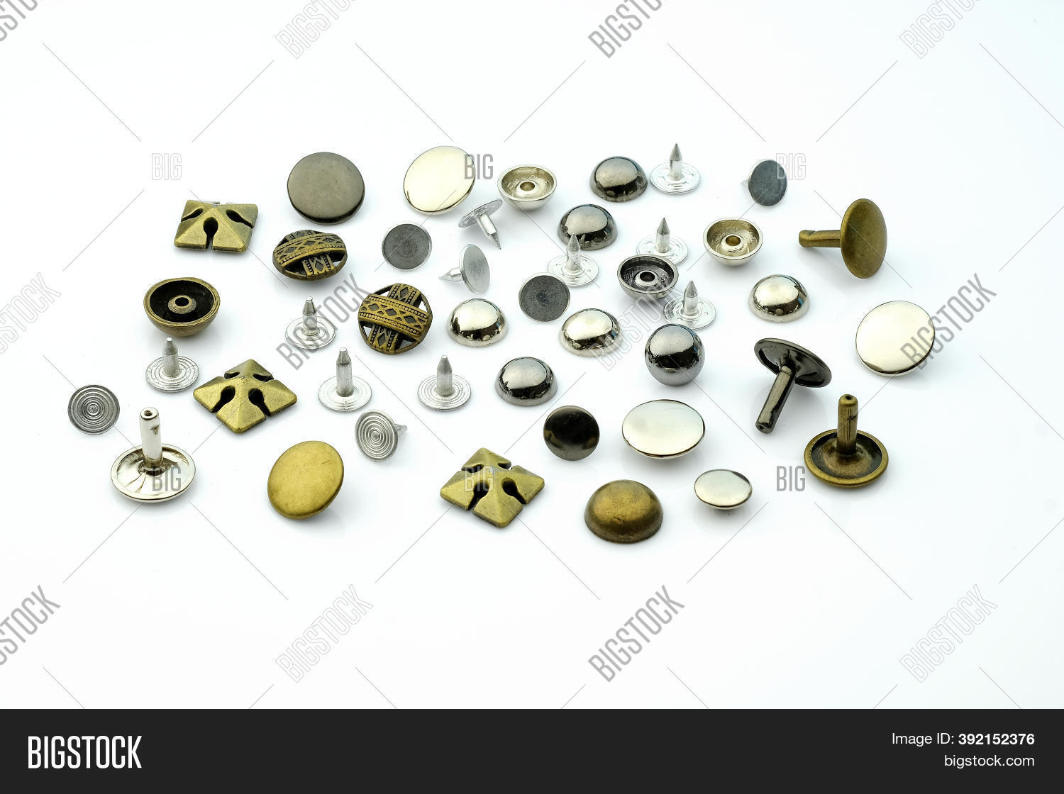 Rivets Leather Fabric Image & Photo (Free Trial) Bigstock