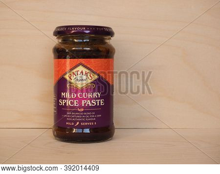 London - Oct 2020: Patak's Jar Of Curry Paste