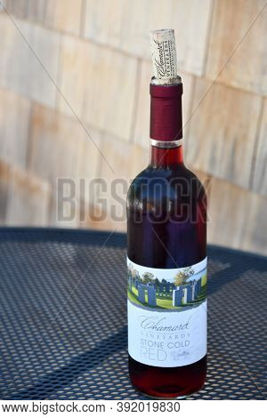 Clinton, Ct - Jul 4: Chamard Vineyard In Clinton, Connecticut, As Seen On July 4, 2020.