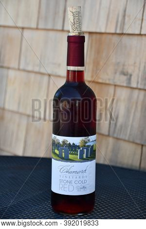 Clinton, Ct - Jul 4: Chamard Vineyard In Clinton, Connecticut, As Seen On July 4, 2020.