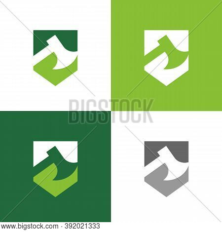 Shield And Axe Logo Template, Bushcraft Symbol Design - Vector