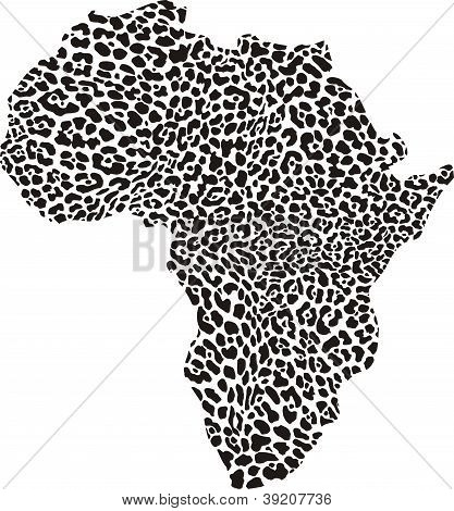L'Afrique dans un camouflage léopard