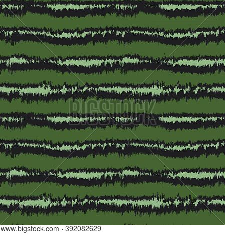 Green Brush Stroke Fur Seamless Pattern