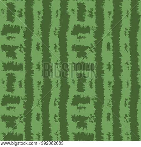 Green Brush Stroke Fur Seamless Pattern