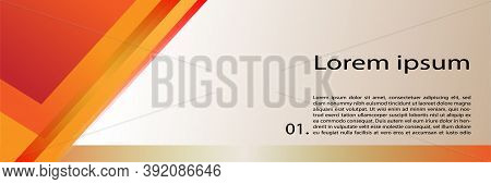 Banner Background Design Vector With Elegant And Simple Style