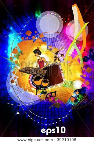 DJ. Plakat