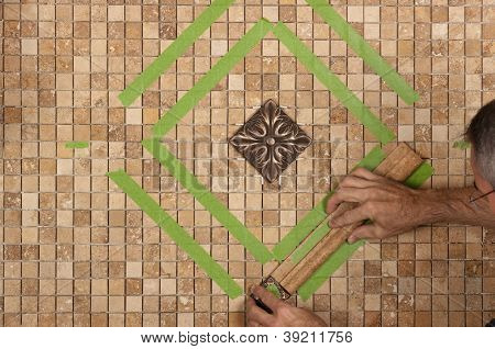 Laatoitus backsplash