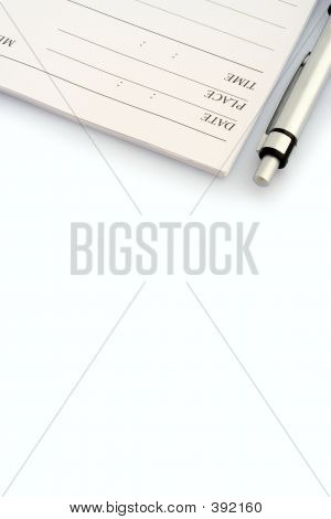 볼펜 및 노트북