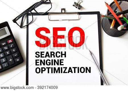 Word Writing Text Seo Targeting. Business Concept For Specific Keywords For Location Landing Page To