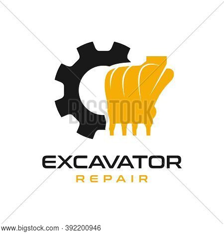 Excavator Engine Repair Logo Design Or Your Brand