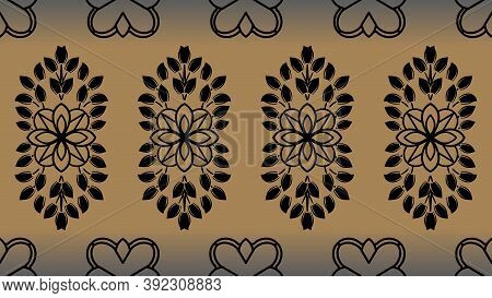 Vector Ornament Decor. Baroque Background Textures.victorian Fabric Tilevector Ornament Decor. Baroq