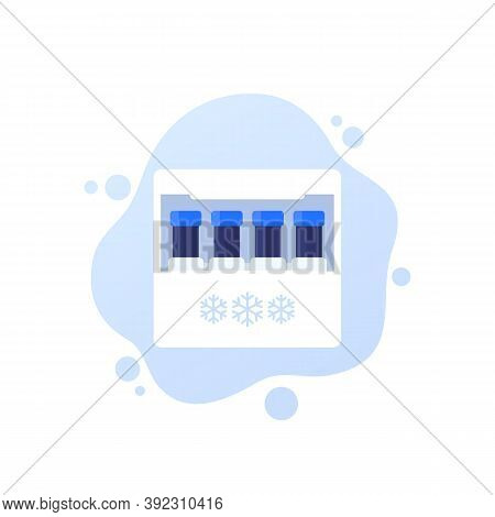Sperm Bank, Samples In Container Vector Icon, Eps 10 File, Easy To Edit
