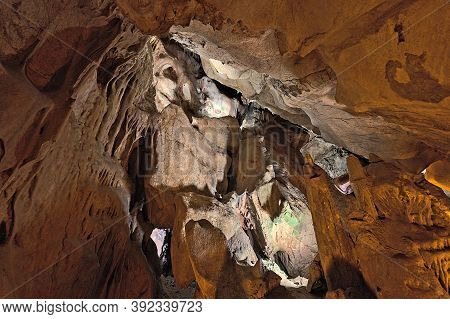 Inside Of The Cave St. Georgiou In Kilkis