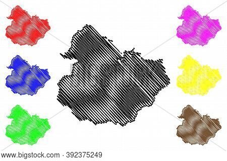 Elliott County, Kentucky (u.s. County, United States Of America, Usa, U.s., Us) Map Vector Illustrat
