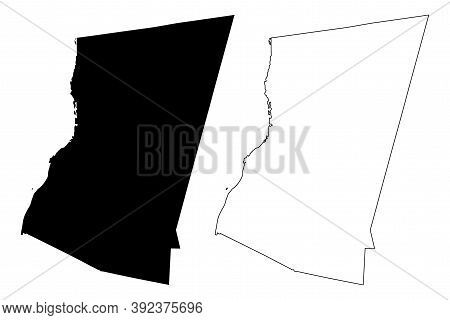 Columbia County, New York State (u.s. County, United States Of America, Usa, U.s., Us) Map Vector Il