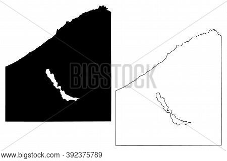Chautauqua County, New York State (u.s. County, United States Of America, Usa, U.s., Us) Map Vector 
