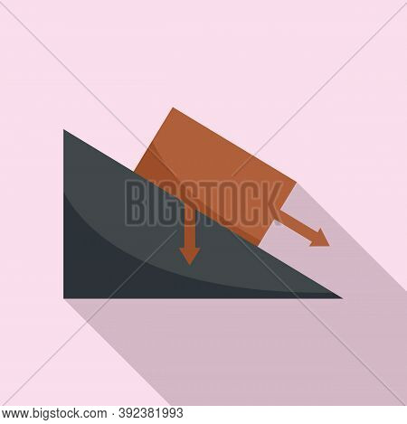 Science Angle Object Gravity Icon. Flat Illustration Of Science Angle Object Gravity Vector Icon For