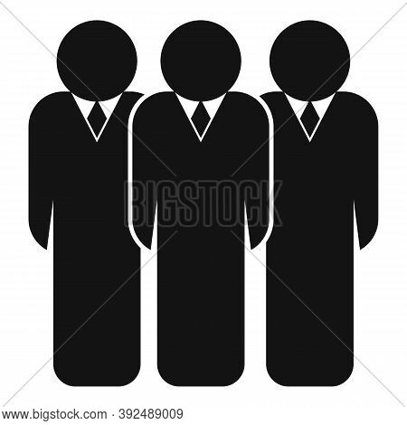 Business Training Staff Icon. Simple Illustration Of Business Training Staff Vector Icon For Web Des