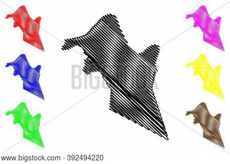 Hancock County, Kentucky (u.s. County, United States Of America, Usa, U.s., Us) Map Vector Illustrat