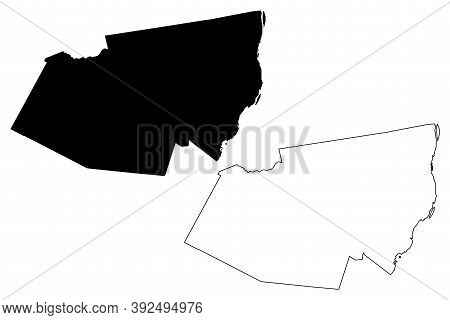Greene County, New York State (u.s. County, United States Of America, Usa, U.s., Us) Map Vector Illu
