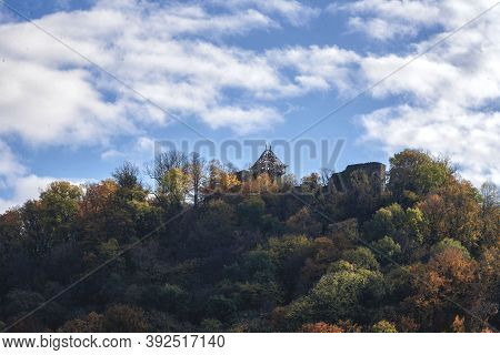 Nevytsky Castle In The Carpathians. Castle In The Carpathians