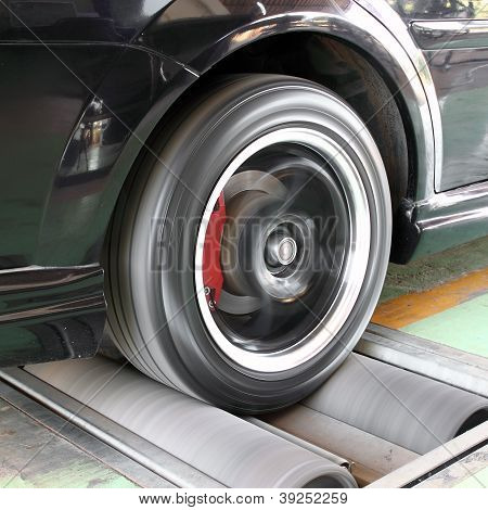 Sistema de prueba de frenos de coche