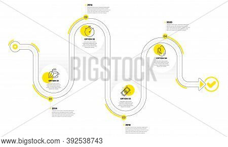 Payment, No Alcohol And Mint Tea Line Icons Set. Timeline Plan Infograph. Timer Sign. Finance, Miner