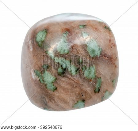 Macro Photography Of Sample Of Natural Mineral From Geological Collection - Polished Nunderite (nund