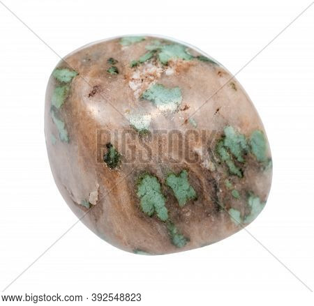Macro Photography Of Sample Of Natural Mineral From Geological Collection - Tumbled Nunderite (nundo