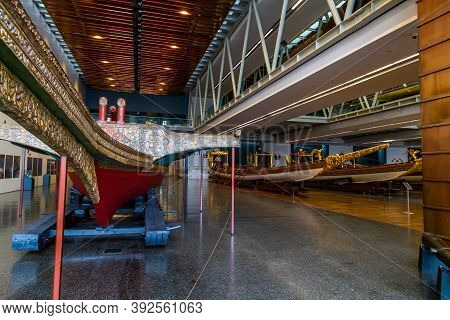 Editorial, Istanbul, Turkey, Imperial Boats In The Maritime Museum
